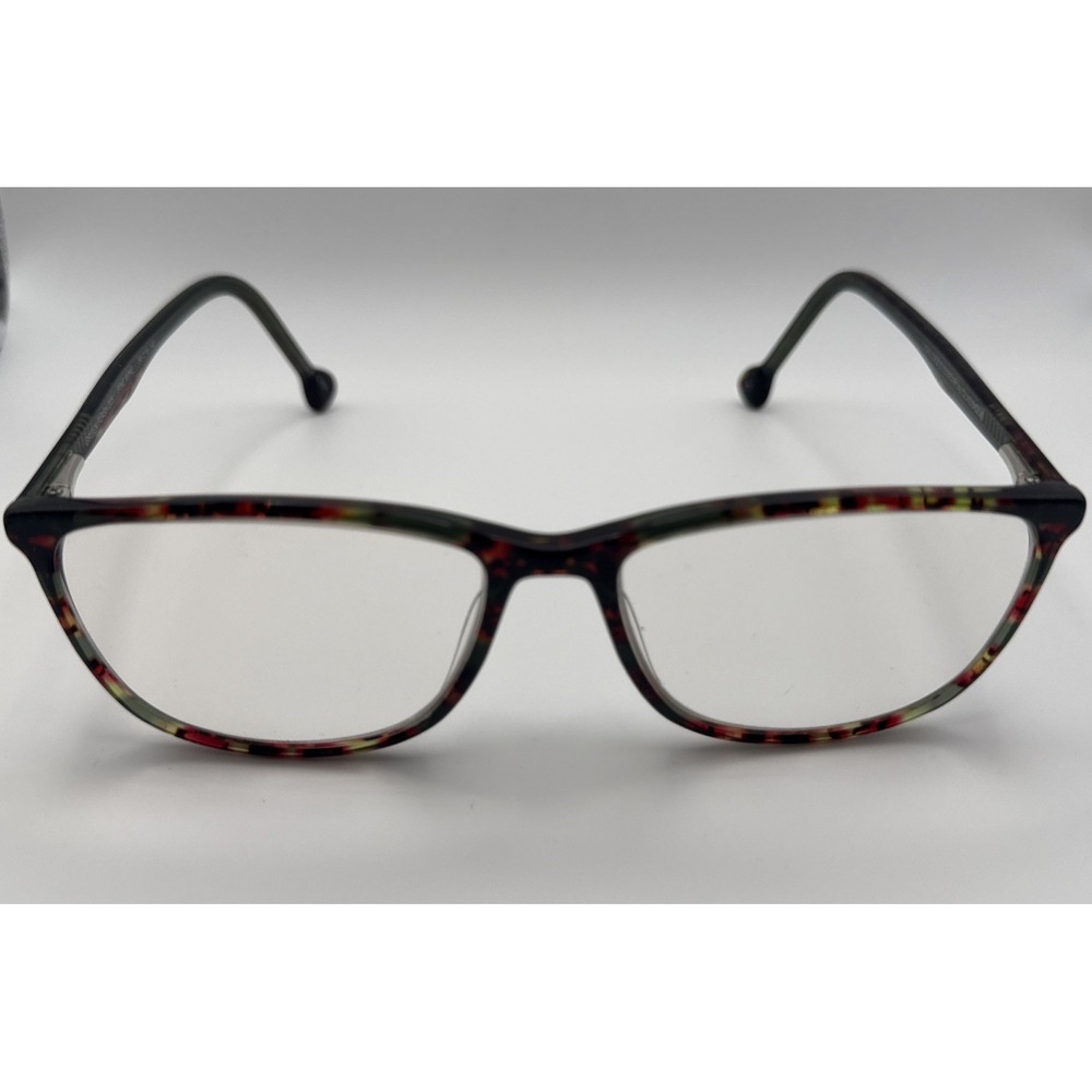Lisa Loeb by Classique Eyeglass Frames Green Flash 203 Pine Wine 56-16 140mm